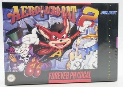 Aero the Acro-Bat 2 Limited Run Games SNES eingeschweißt SEALED