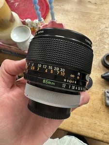 Canon FD 85mm F1.2 Aspherical SSC Rare UK