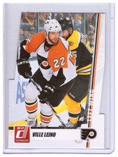 Ville Leino 2010-11 Panini Donruss Die-Cut Gems Parallel Card #250 /30