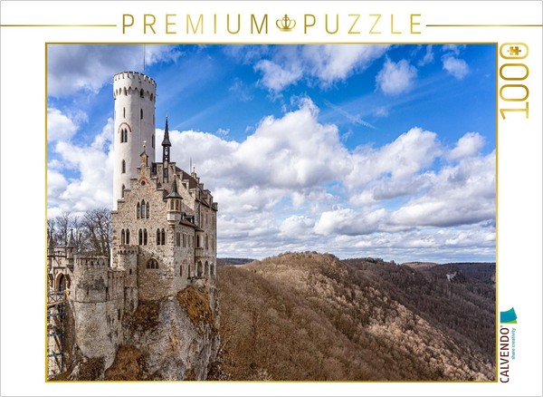 Calvendo Puzzle Lichtenstein Castle | 1000 Pieces, Finished Size 25.2 × 18.9 In-image