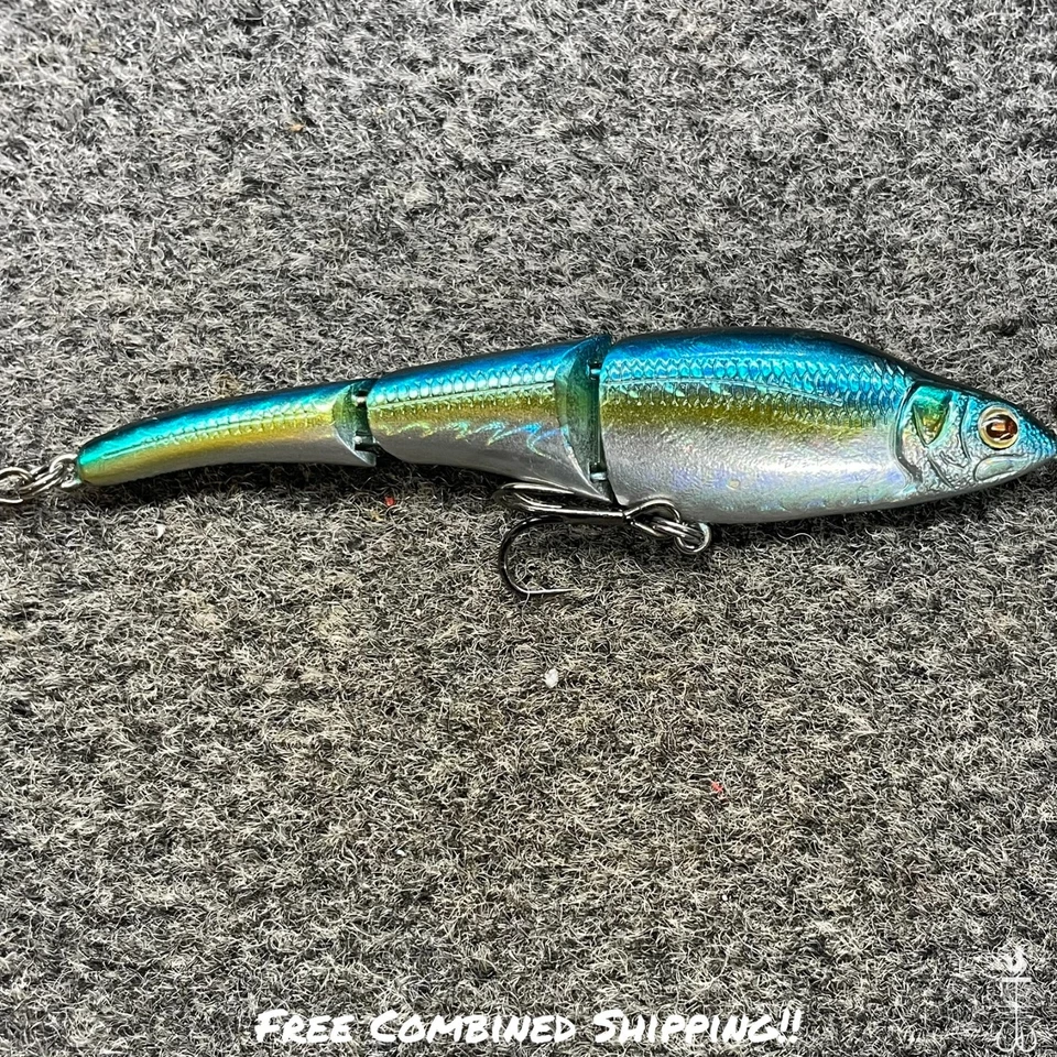 Señuelo Sebile Magic Swimmer 95 SK cebo de natación de hundimiento lento 3/8 oz 3,75" - azul Althea Foto 3 de 4