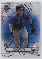 2023 Topps Pristine Blue Pristine Pulsar Refractor 51/75 Brian Serven #195 14pw