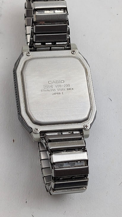 Rare Casio Memory Protect 200 VDB-200 Touch Screen Watch