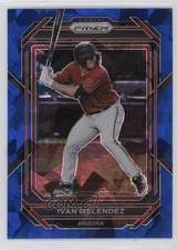 2023 Panini Prizm Blue Ice Prizm Ivan Melendez #143 0x3f
