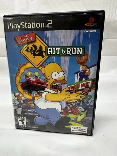 The Simpsons Hit And Run - Sony Playstation 2 PS2 *Very Good Condition - CIB
