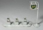 Matchbox Lesney BP Service Station Garage Sign Pumps MG-1 Accessory Part