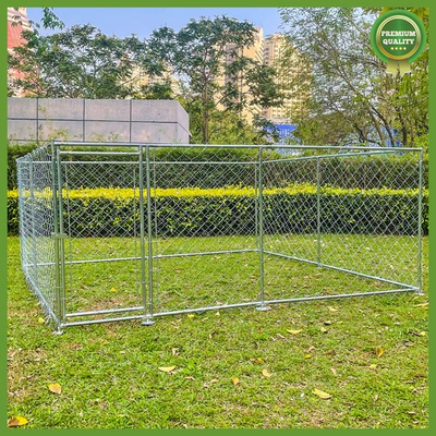 #ad 10ft X 10ft Outdoor Dog Kennel Run House Large Dog Fences Cage Enclosure Playpen $198.84
