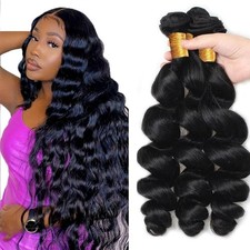 Loose Wave Bundles Human Hair 3 Bundles 100 Unprocessed Brazilian Virgin Hair