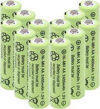 1.2V AA Size 2400Mah High Capacity Rechargeable Batteries,Low Self Discharge