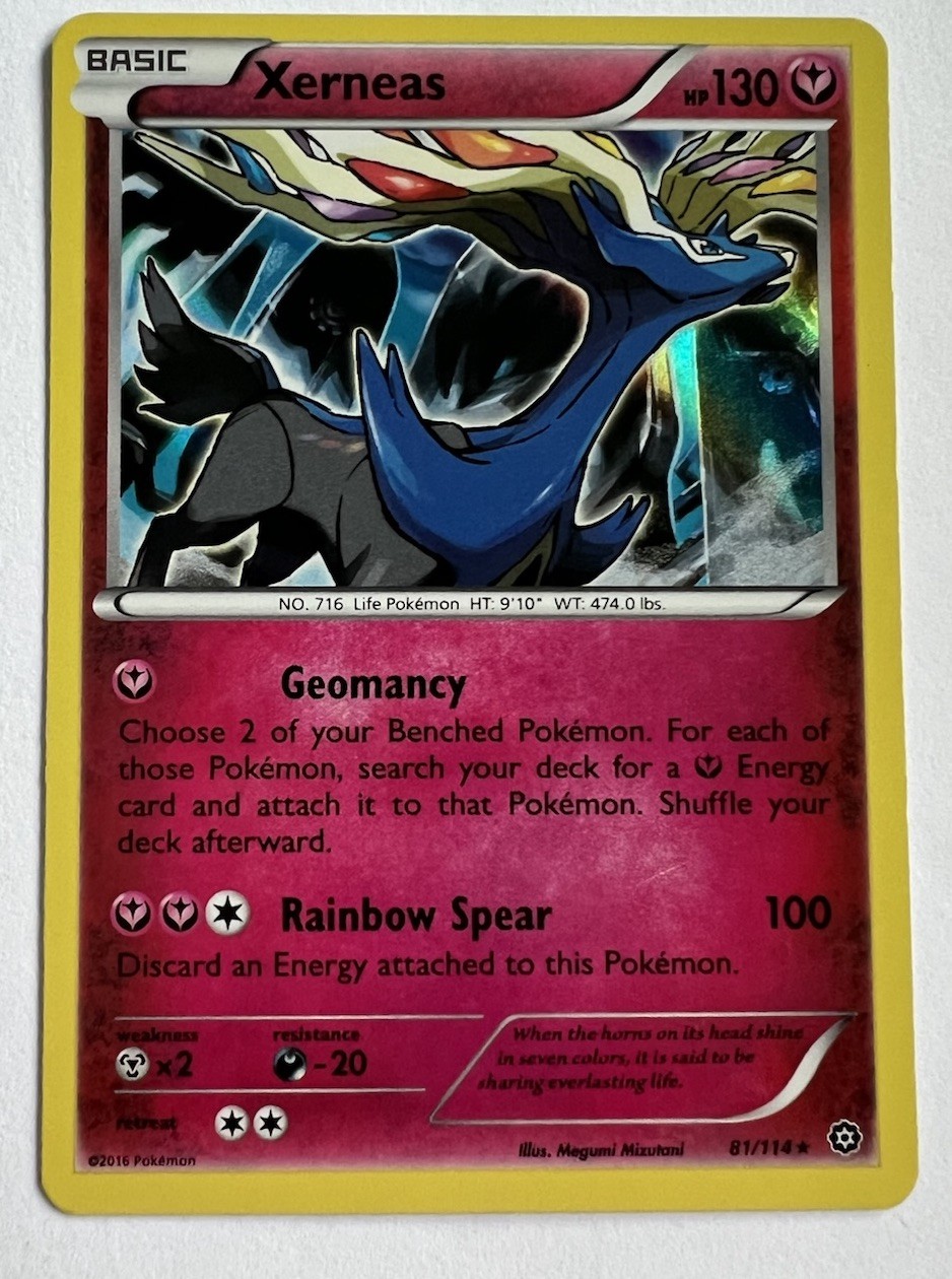 Pokemon TCG XY - Steam Siege Holo Xerneas #81/114 LP
