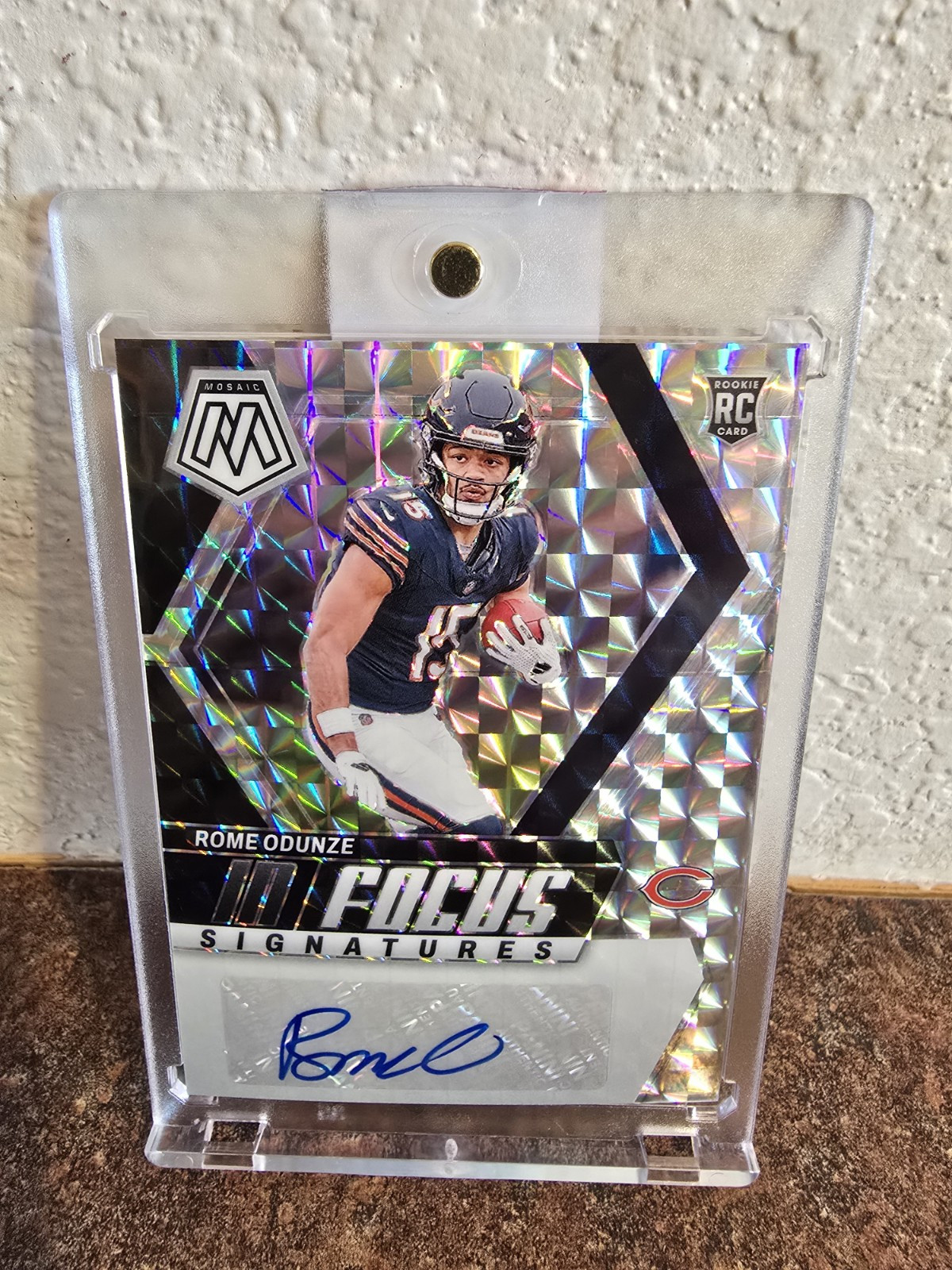 2024 Panini Mosaic - In Focus Signatures #IF-6 Rome Odunze (AU, RC)