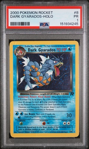 Dark Gyarados (Unlimited) graded PSA 1 for sale on eBay