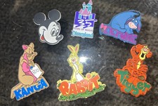 6 35 Years Magic Disneyland Rubber Magnets Ee...