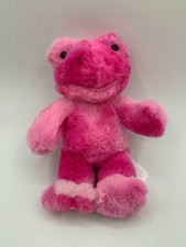 Build A Bear Toadally Plush Mini Buddies Small Fry 9" Hot Pink Frog BAB 2023