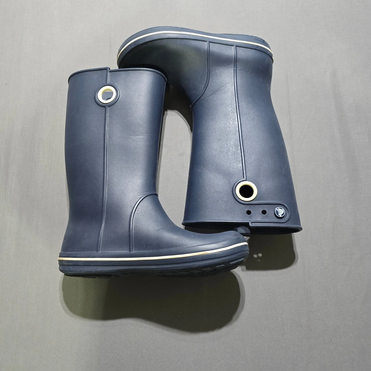 Botas De Mujer Slip-On Con Tacón Medio | Color Azul Claro, Talla 40 EU, Tacón 6.5 Cm, Plataforma 1.5 Cm