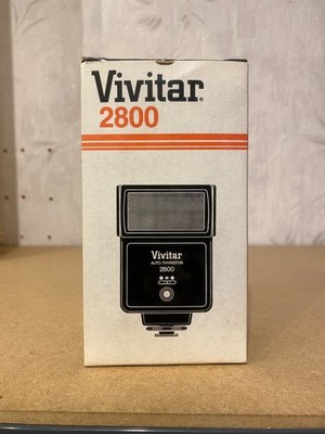 Blitz Vivitar Auto Thyristor 2800 Blitz | alle Filter | in OVP Neuwertig