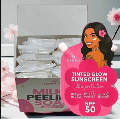 Habibi Essential Skin Care(4Bars Milky Soap/Sunscreen) Legitimate Reseller