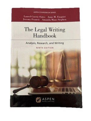 225E EBOOK ONLY The Legal Writing Handbook Analysis Research 9th 9798894101477