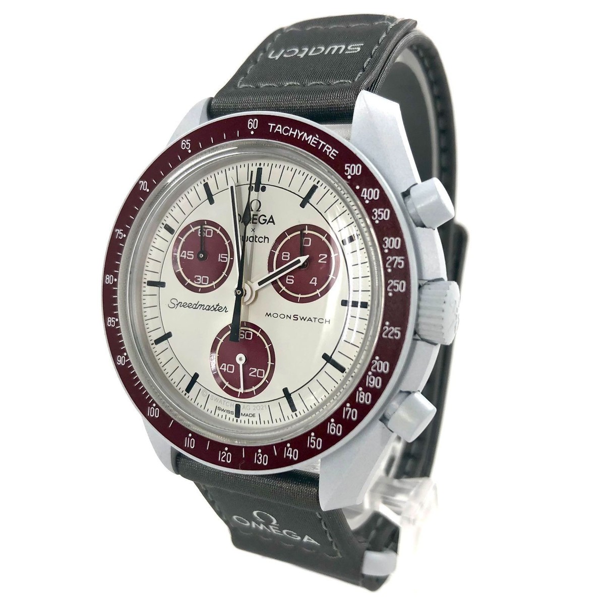 USED Excellent]OMEGA x Swatch Moonswatch Mission to Pluto SO33M101