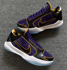 Zoom Kobe 5 Protro Lakers Men's Authentic Basketball Sneakers CD4991-500
