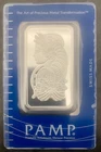 PAMP Suisse Lady Fortuna 1oz Silver Bar 999.0 Fine Silver Minted with Assay Card
