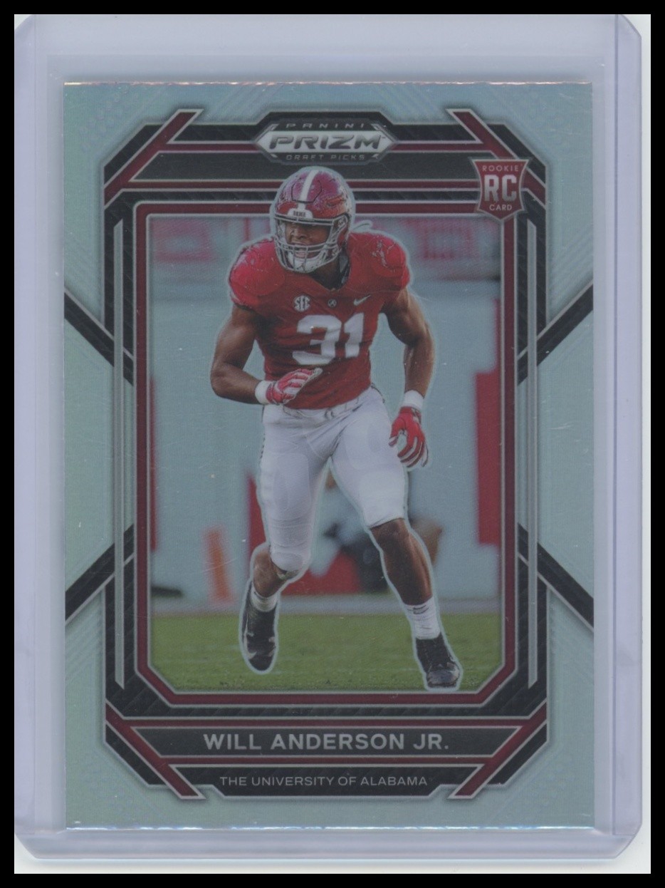 2023 Panini Prizm Draft Picks #162 Will Anderson Jr. Prizms Silver