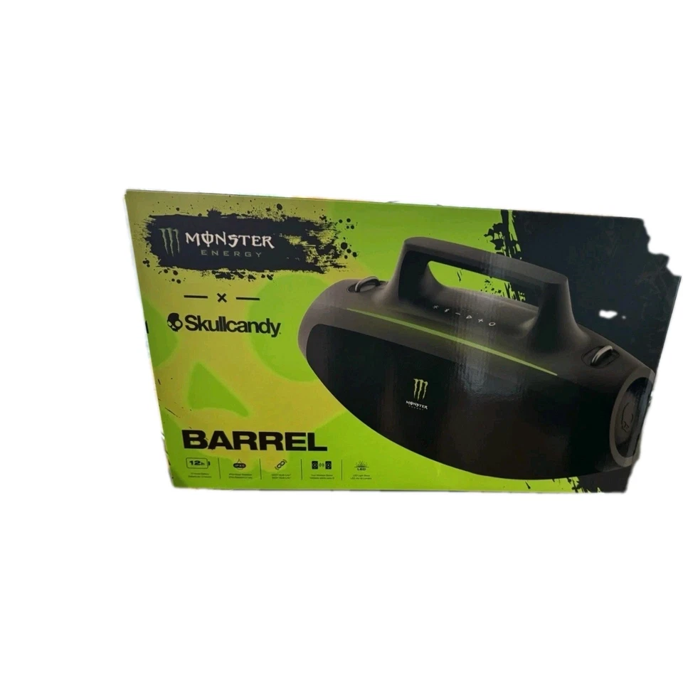Nuevo Altavoz Inalámbrico Bluetooth Monster Energy Skullcandy Edición Limitada Foto 4 de 4