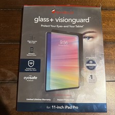 ZAGG InvisibleShield Glass Plus VisionGuard Screen Protection iPad 11"