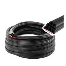 YGDMD 32.8Ft Upgrade Automotive Weather Stripping Thickened Rubber Self-Adhesive