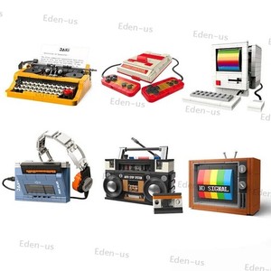 DIY Rétro-appareils électriques TV Walkman Building Blocks Modèle Bricks Sets Jouet
