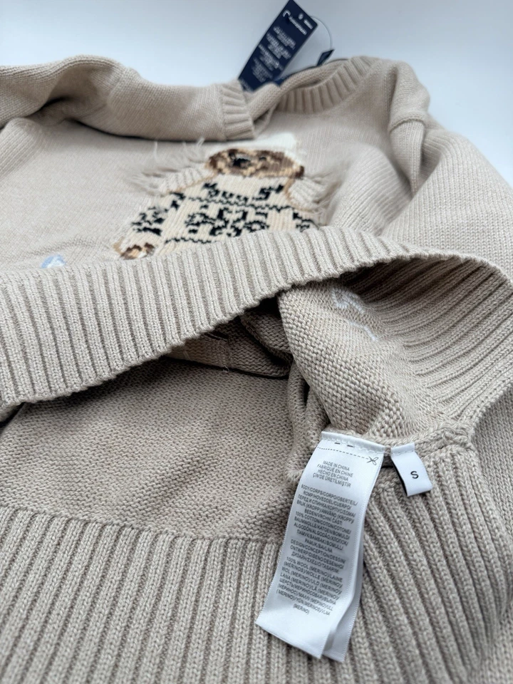 Suéter Polo Ralph Lauren Algodón Lana Oso Foto 3 de 3