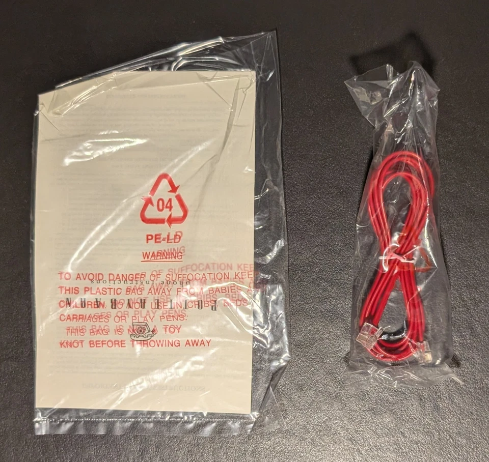 Teléfono fijo retro Pottery Barn Grand rojo botón giratorio - NUEVO EN CAJA Foto 4 de 4