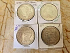 (4) Morgan Silver Dollars.1878 7TF Vam110,1921S,1880P &1885P. EF to UNC.
