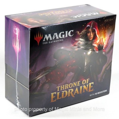 BUNDLE (Fat Pack) ~ THRONE OF ELDRAINE sealed Magic card Box 10 Booster Packs +
