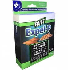 Aquarium, Fritz Aquatics Expel-P Parasitic Disease Treatment (10 count)