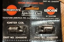 Genuine Toyostove/Kerosun Igniter Coil 2 Pack for Toyostove And Kerosun Heaters