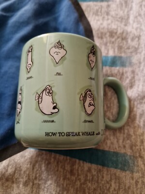 FINDING NEMO Disney Tasse 2003 SAMMELTASSE, 'HOW TO SPEAK WHALE WITH DORY 