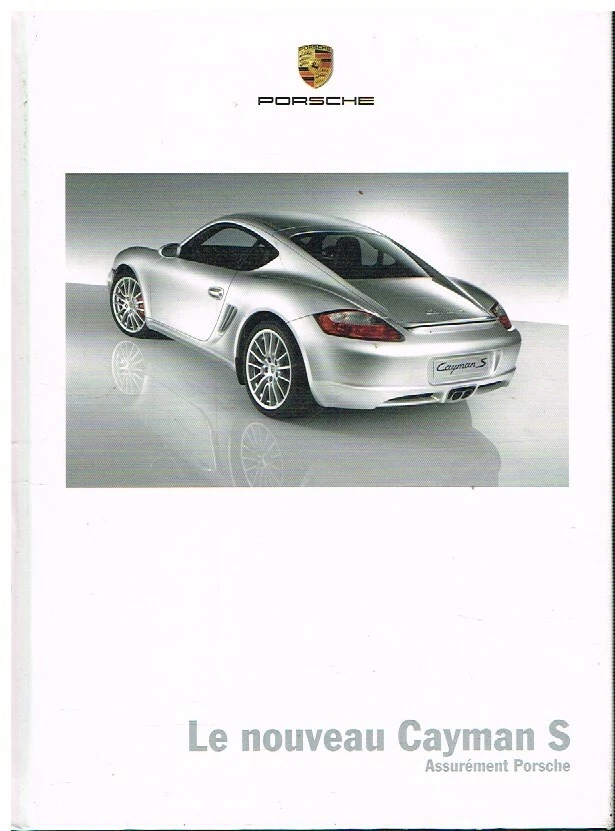 PORSCHE CAYMAN S (987 SERIE) ORIGINAL 2005 WERKSVERKAUFSPROSPEKT (FRANZÖSISCHER TEXT) - Bild 1 von 1