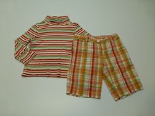 Gymboree Shorts Girls Size 5 Striped Shirt Size 6 Plaid Shorts Great Condition