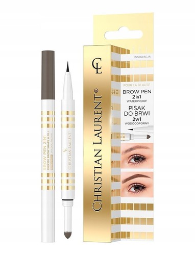 Christian Laurent Brow Pen 2in1 Cool Brown 6 & 2 in1 Warm Brown - Picture 5 of 5