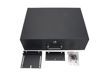 3U Drawer Rack Mount 19" DJ Deep Drawer 3 Space Equipment Case w/Lock