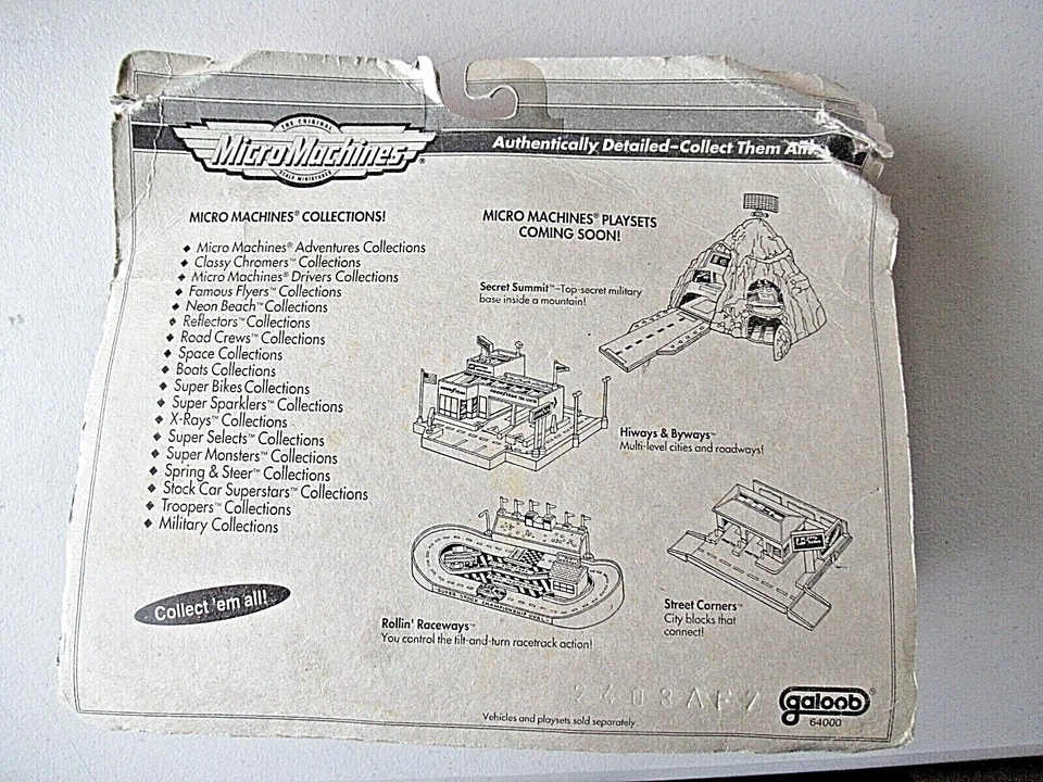 1992 Micro Machines World Famous Aircraft Famous Flyers #7 Galoob Blimp - Image 3 of 3