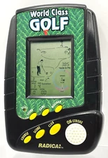 VTG Radica World Class Golf Handheld Electronic Game #3730 Tested & Plays Fine_