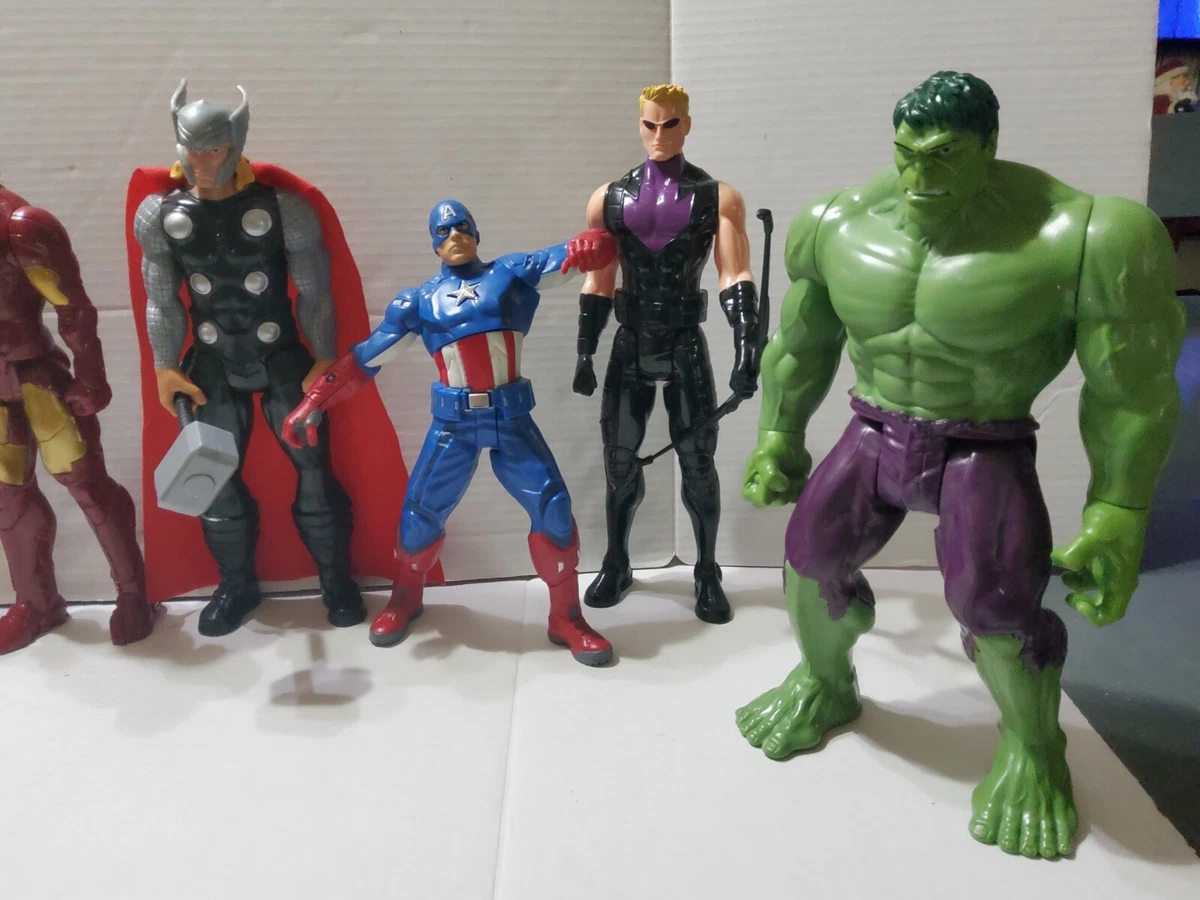 2 Marvel Captain America Hulk Action Figure by Hasbro