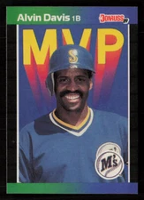 1989 Donruss Bonus MVP's Alvin Davis #BC-25 Seattle Mariners