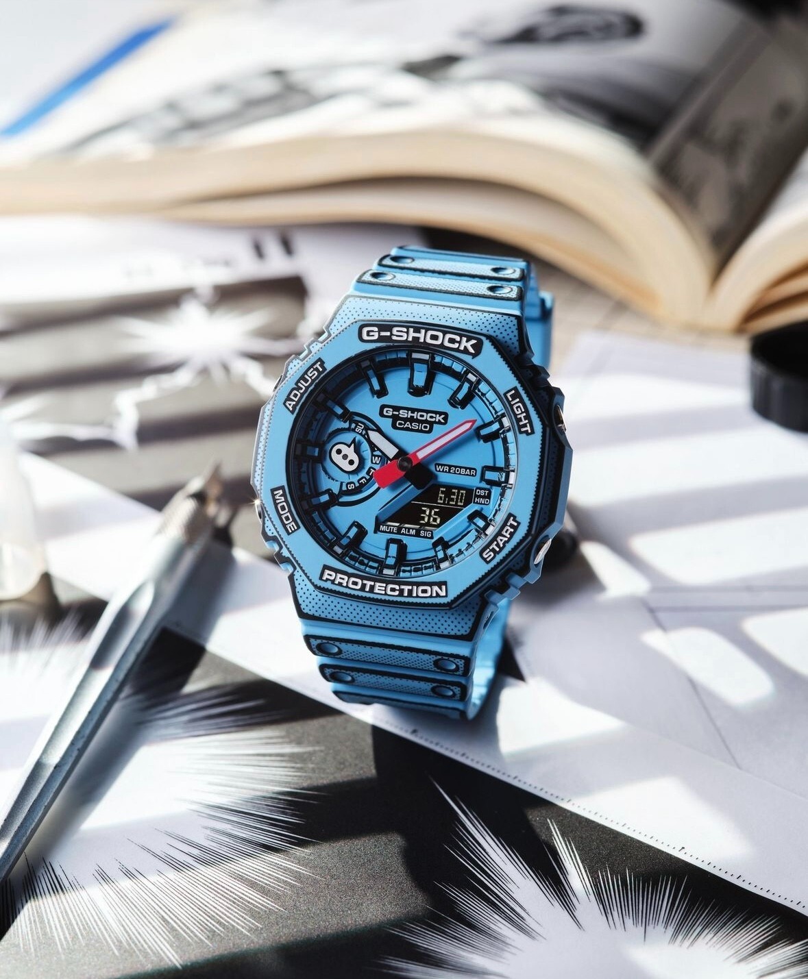 GA-2100 G-SHOCK MANGA THEME GA-2100MNG-2AJR from JP | eBay