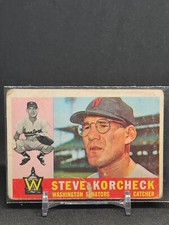 1960 Topps Baseball Steve Korcheck #56 Washington Senators