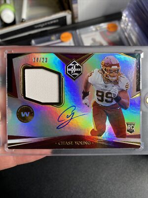 2020 Limited Rookie Patch Autographs Holographic Spotlight Chase Young /23  