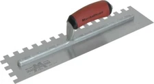 Marshalltown Notched Trowel w/ DuraSoft Handle - 16" x 4"