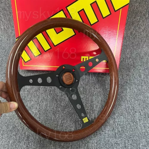 MOMO Steering Wheel HERITAGE MOD.07 WOOD 340MM 14 inch - Picture 6 of 9